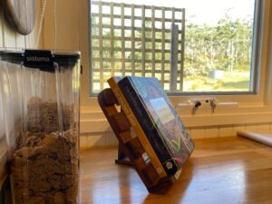 Well-equipped kitchenette at Holly Tree Hut for self-catering stays