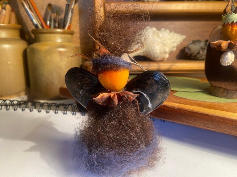 The finished nature guardian for your nature based autmun art craft project.