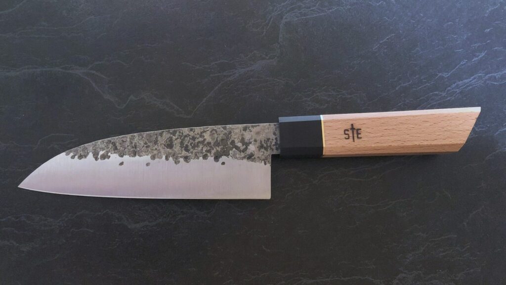 hand forged Santoku knife